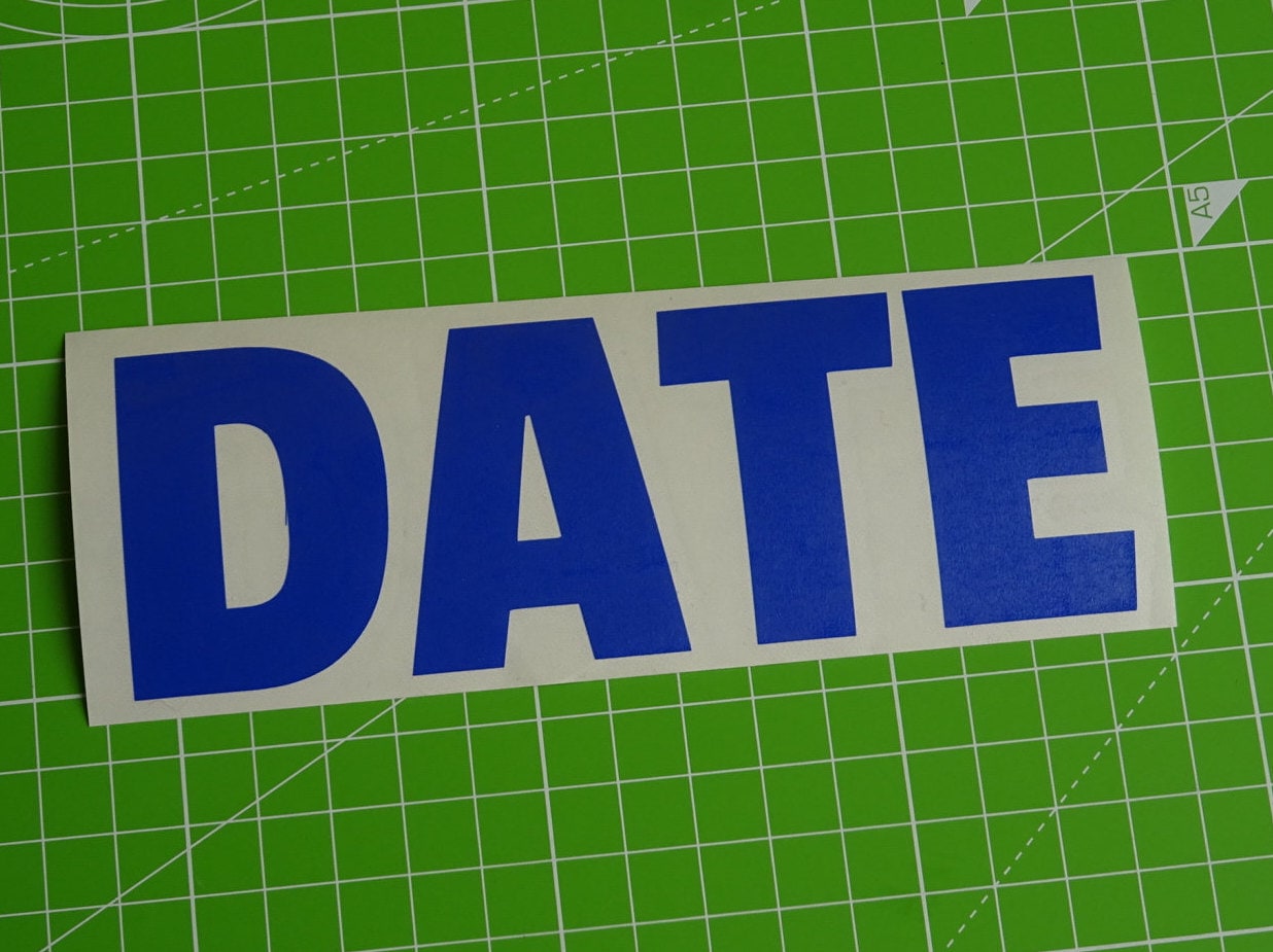 Personalised Selfadhesive Vinyl Letter Stickers Custom Etsy UK