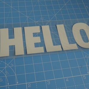 Personalised iron on letters, vinyl transfer Custom Vinyl Lettering image 5