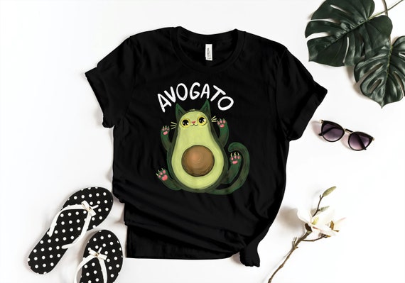 Avogato T-Shirt Funny Cinco De Mayo Cat And Avocado Gift Avogato T-Shirt Funny Cinco De Mayo Cat And Avocado Gift