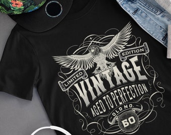 Mens 60th Birthday Shirt | 60th Bday Shirt | Mens Birthday Gift Tshirt | Mens Birthday Tee
