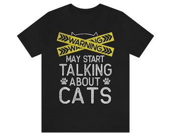 Funny Cat Shirt, Womens Cat Lover Tshirt, Mens Cat Gift, Cat Mom Shirt, Cute Cat Tees
