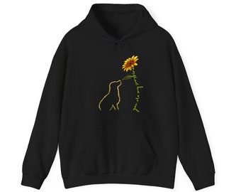 Cute Dog Hooded Sweatshirt, Mens Dog Lover Hoodie, Womens Dog Owner Hoodie, Dog You Are My Sunshine, Cute Labrador Hoodie
