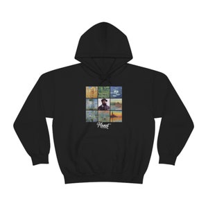 Monet Hooded Sweatshirt, Womens Art Lover Hoodie, Mens Monet Hoodie, Art Student Gifts, Artist Apparel