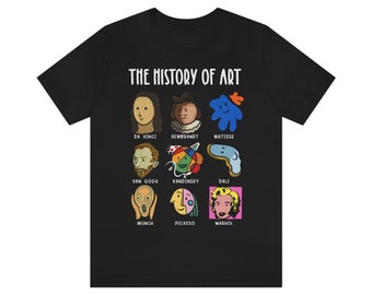 All in One!!! Vintage 1991 HISTORY of ART Full of Art Artists T