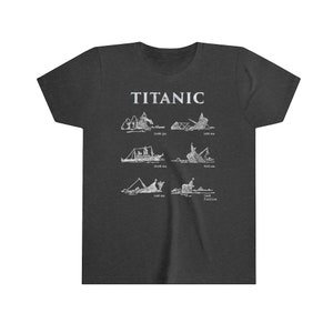 Titanic Shirt For Kids, Vintage Titanic Tee, Titanic Sinking Tshirt, Titanic Gift, Kids Titanic Shirt, Titanic Lover, Bella+Canvas Tshirt