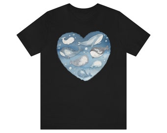 Whale Lover Shirt, Whale T Shirt, Ocean Lover Gifts, Womens Whale Shirt, Mens Sea Lover Gift