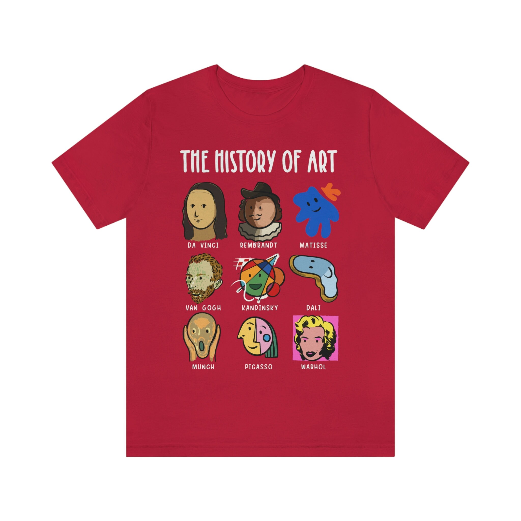 Mens Art Lover Tshirt, Womens History of Art Tee, Art Historian