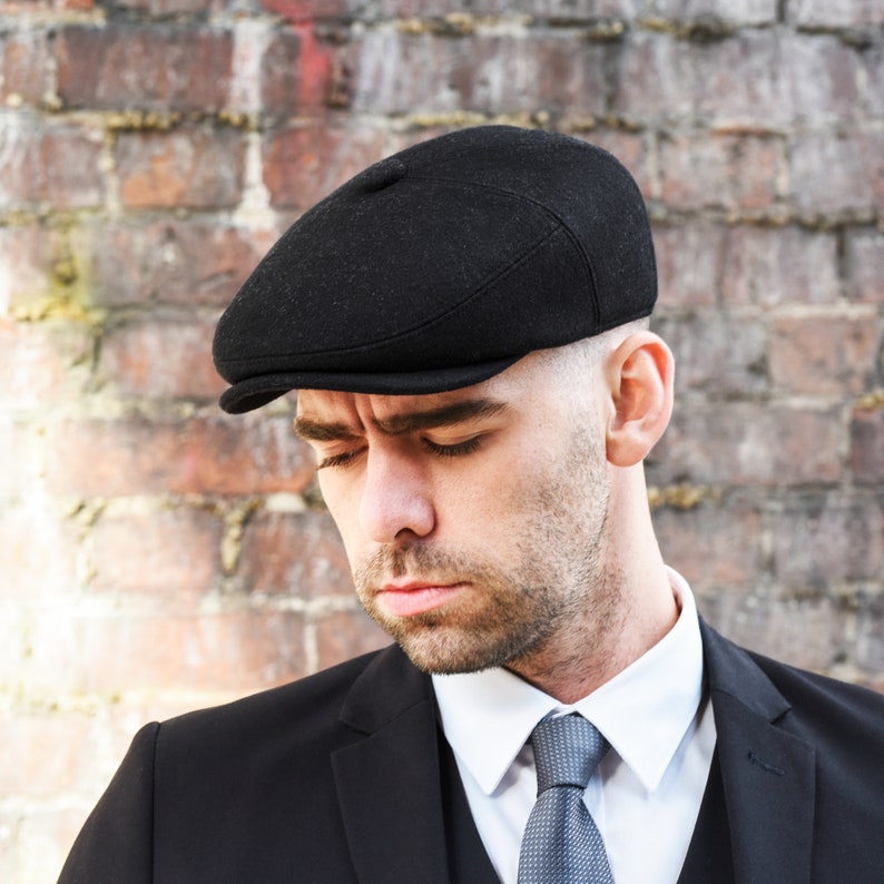 Newsboy Cap for Men Flat Cap With Foldable Ear Flaps Ivy Hat Etsy