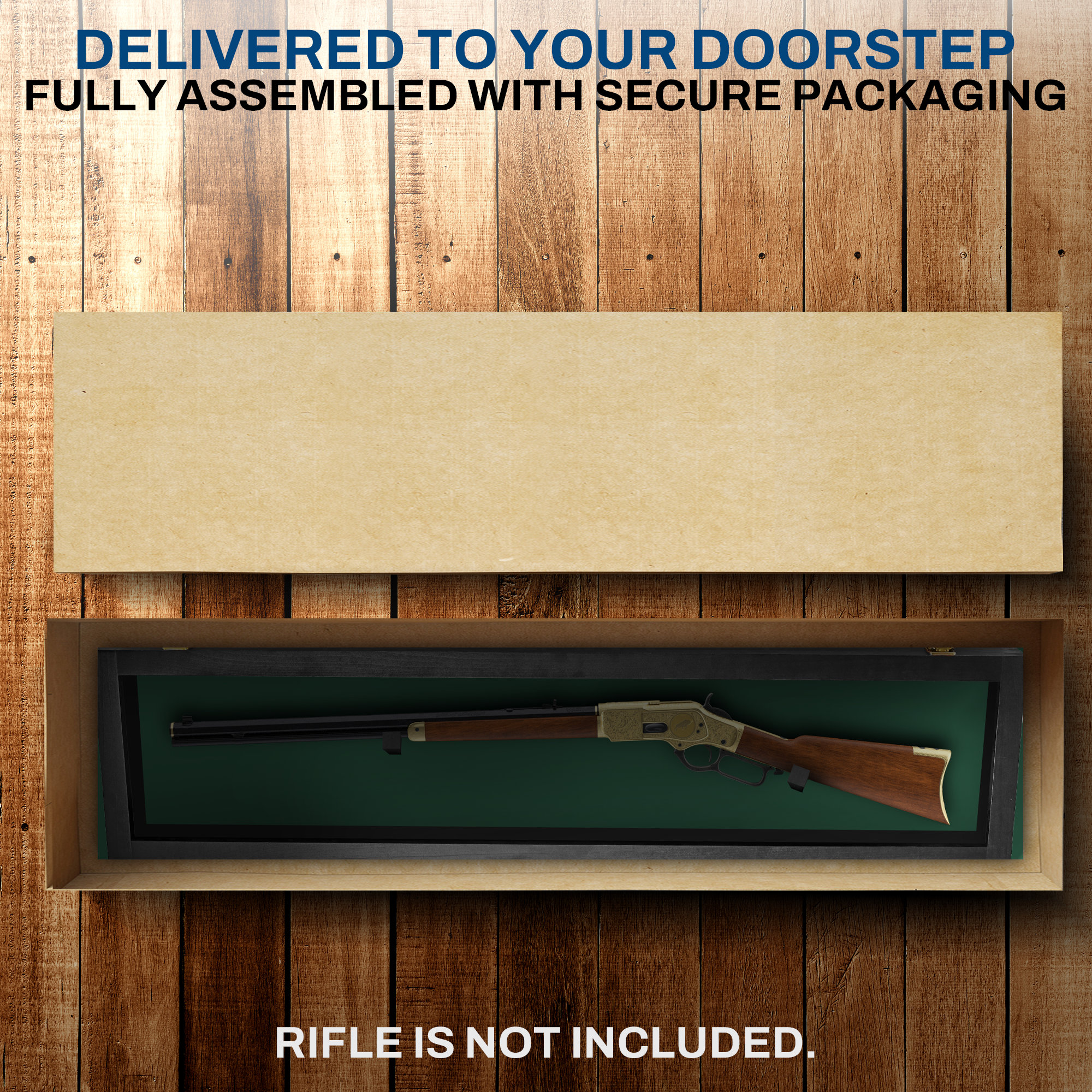 Rotating Rifle Display Case PENNZONI Gun Display Case, Rifle Display Case, Gun Display Case for ...