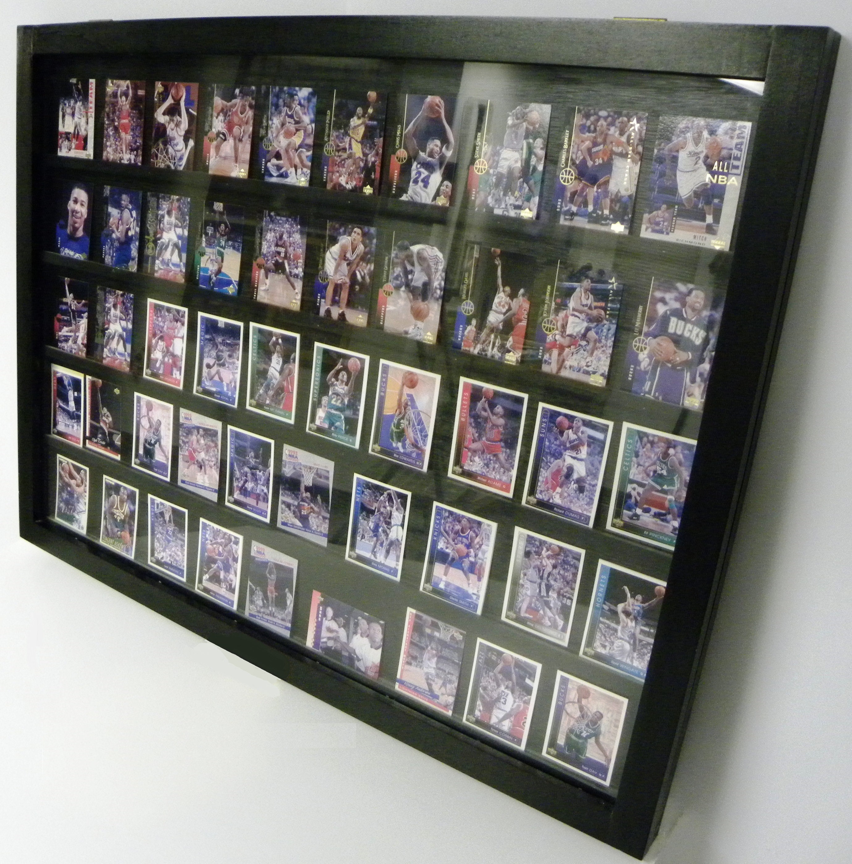 Baseball Card Display Case Reg. Blk Walmount P306B Etsy