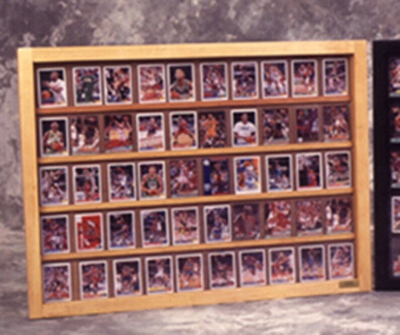 Baseball Card Display Case Reg. Blk Walmount P306B Etsy