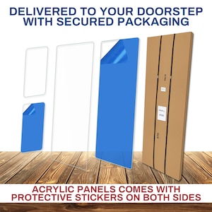 PDrum Shield 3-Panels 2ft X 5ft - Acrylic With France