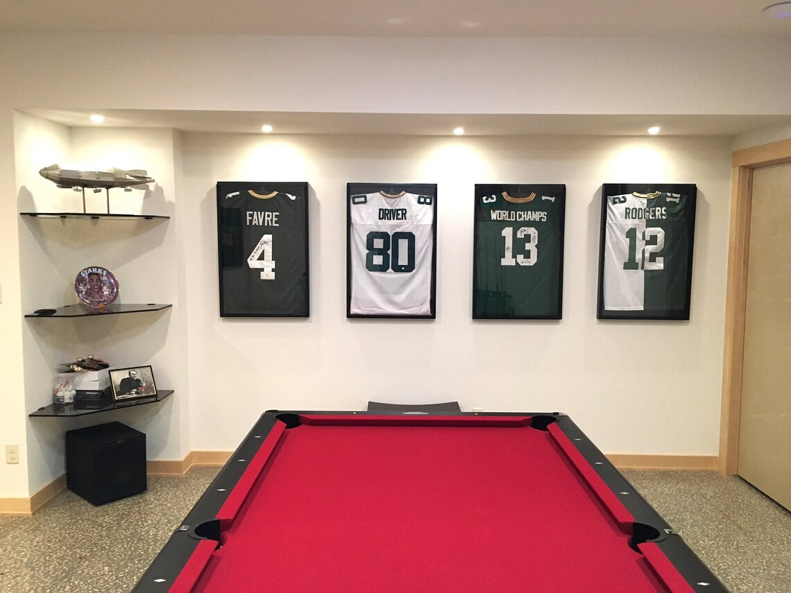 Jersey Display Cases Jeresy Frames Football Jersey display Etsy