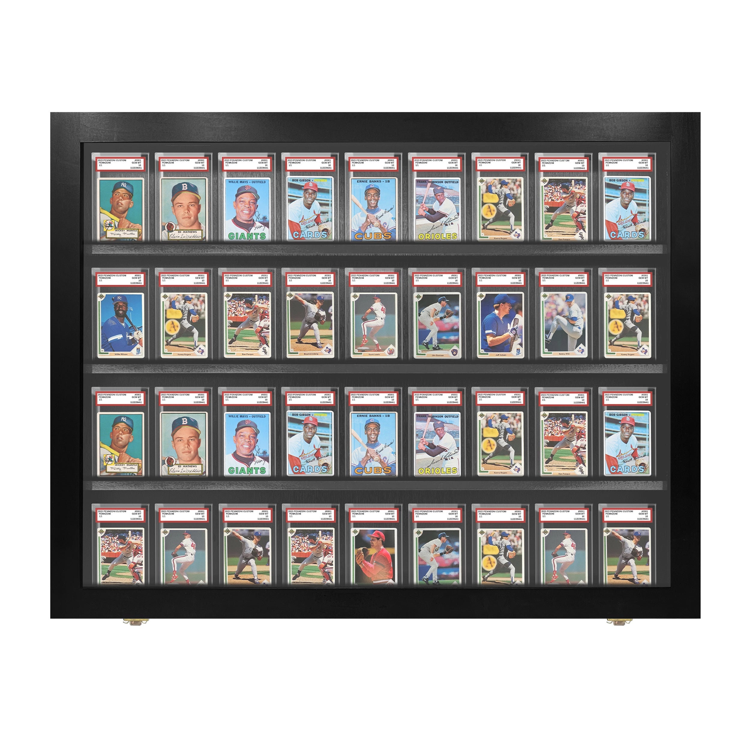 Sports Card Display Case Wall - Etsy Sports Card Display Case Wall - Etsy