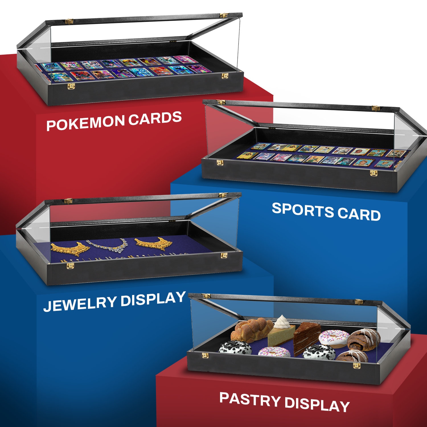 Trade Show Display Case, Card Show Display Case Table Top Display Case ...