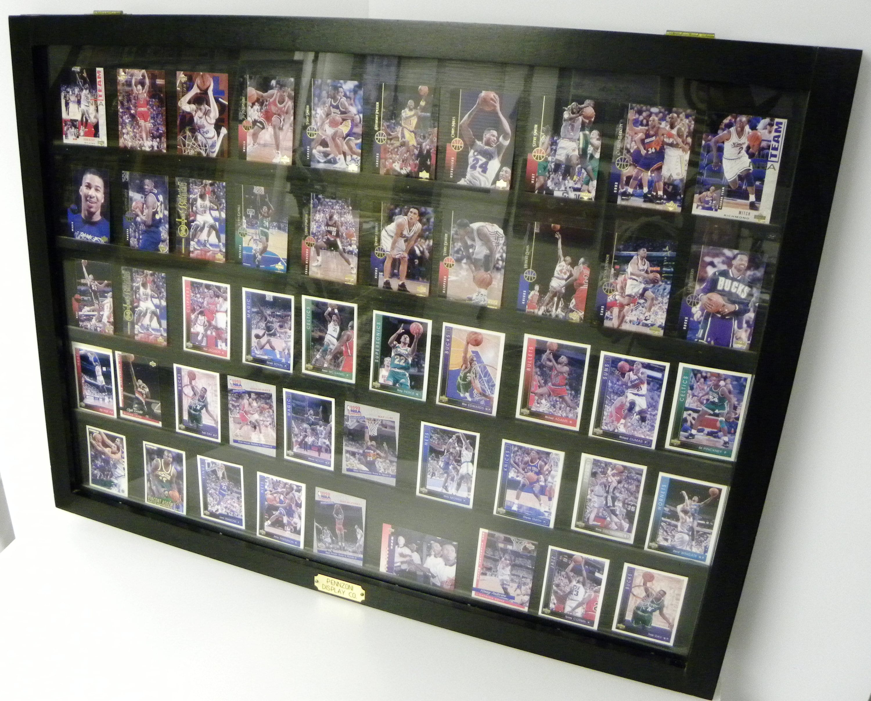 Baseball Card display case Reg. Blk walmount P306B Etsy