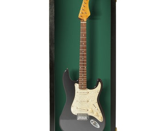 Vitrine de guitare Vitrine de guitare électrique en bois massif
