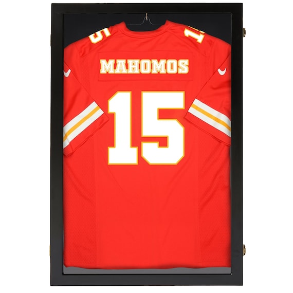 DIY Framed Jersey  Framed jersey, Man cave home bar, Football bedroom