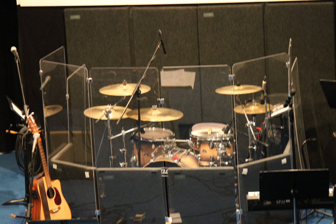 Drum Shields Drum Shield Drum Booth Sound Booth DS64 With Etsy