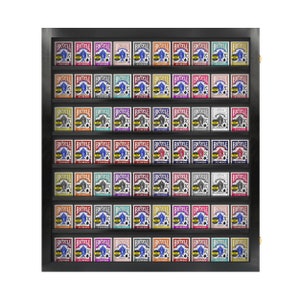 PENNZONI Card Deck Display Case, Holds 70 Playing Card Decks, Deck Holder Display Case, Acrylic Card Deck Case