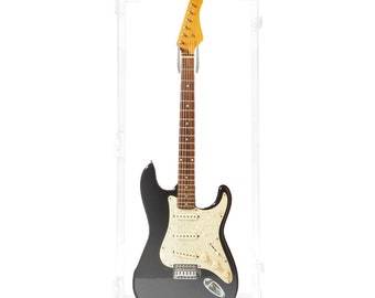 PENNZONI Electric Guitar Acrylic Display Case, Clear Acrylic Electric Guitar Display Case Wall Mount, Made from Clear Acrylic