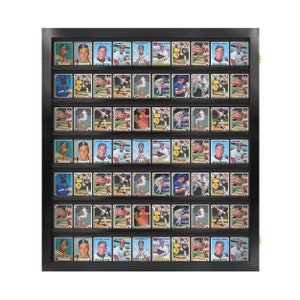 Baseball, football, Vitrine pour cartes de sport, Vitrine pour cartes de sport non graduées, Monster Wallmount DEEP, Contient 70 cartes non graduées