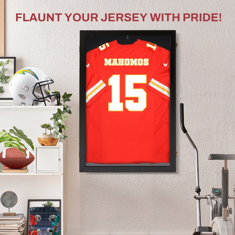 Jersey Display case, Hockey Jersey Display case, Football Jersey Display case, Shadow Box, Jersey Frame, Autographed Jersey Display P30BJ image 5