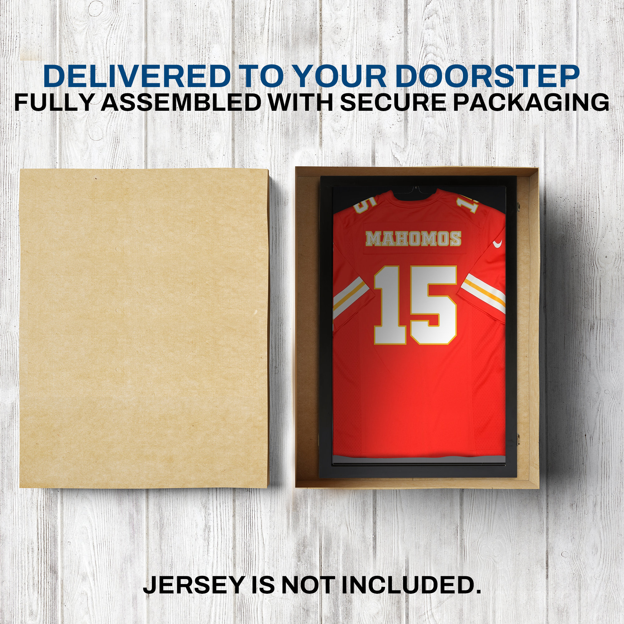 Jersey Display Case, Hockey, Football Hardwood Shadow Box, Autographed Jersey  Display Case P30BJ 