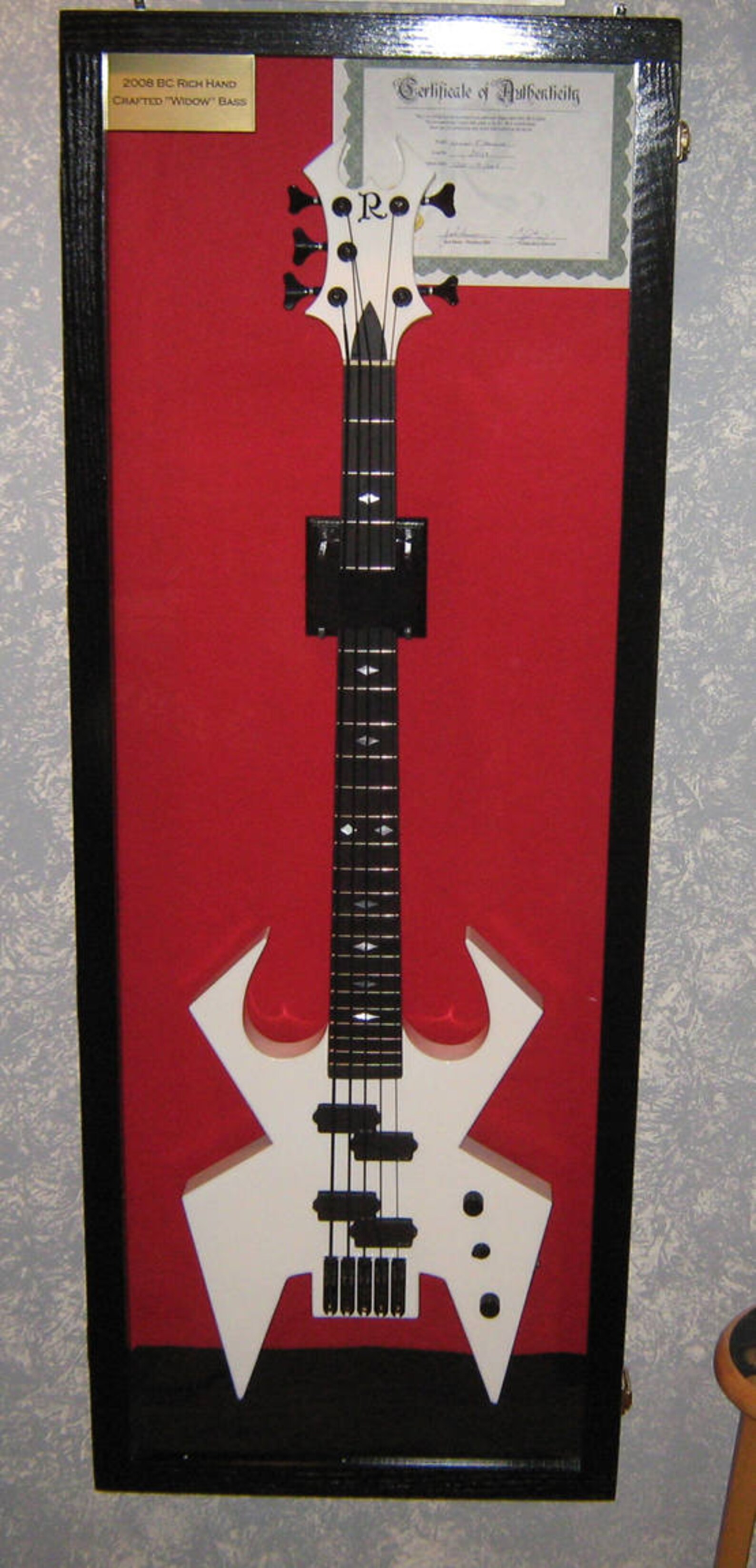 Guitar Display Case Solid Hardwood Electric Guitar Display Etsy