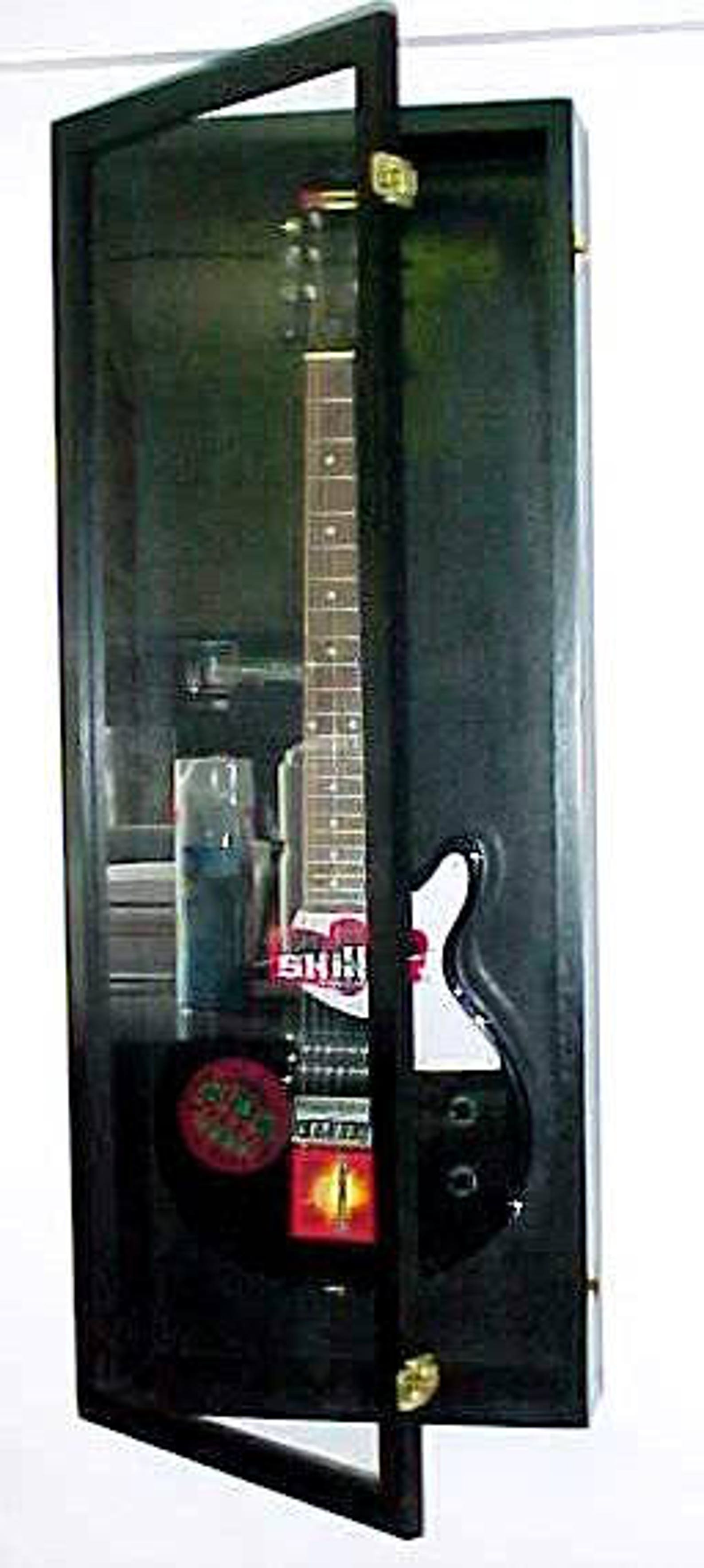 Guitar Display Case Solid Hardwood Acoustic Guitar Display Etsy