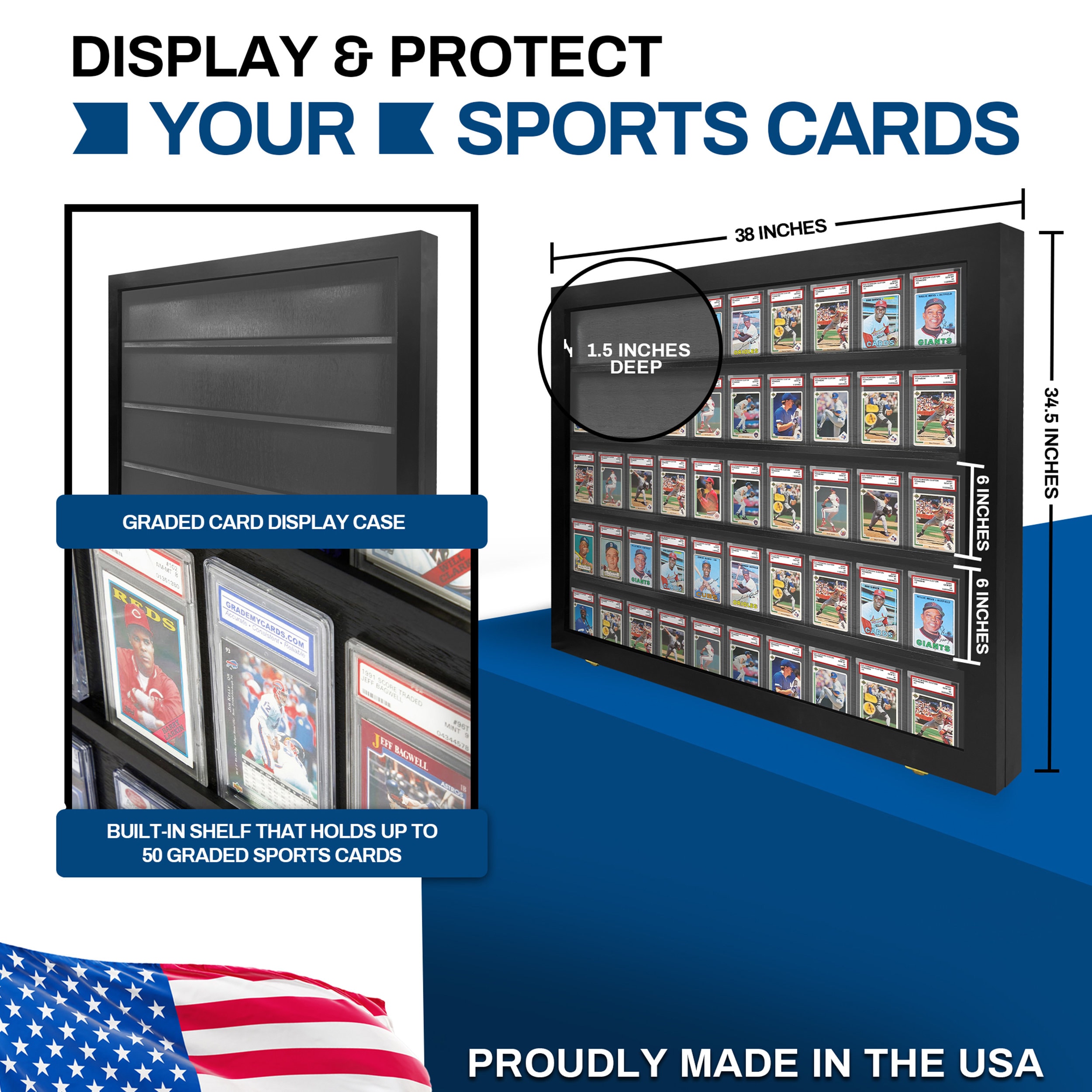 where to get sports cards graded in person PSA Card Display Stand for Graded PSA Trading and Cards, Graded or 35-Point Magnetic Trading Card HolderDisplay for Basketball Football Hockey MTG : Toys & Games This is a perfect wall Is It Worth Grading Sports