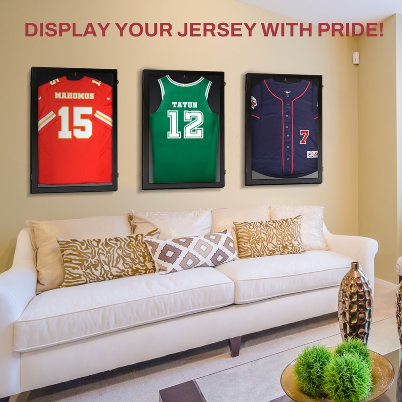 Jersey Display case, Hockey Jersey Display case, Football Jersey Display case, Shadow Box, Jersey Frame, Autographed Jersey Display P30BJ image 4