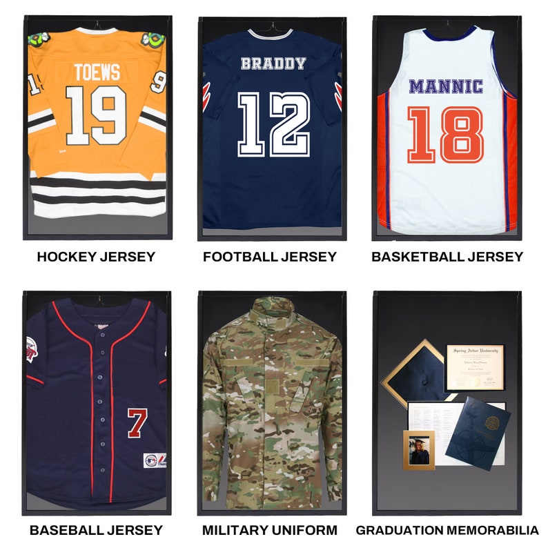 Vitrines de maillot, Jeresy Frames, Vitrine de maillot de football, Vitrine de maillot de baseball, Vitrine de maillot image 7