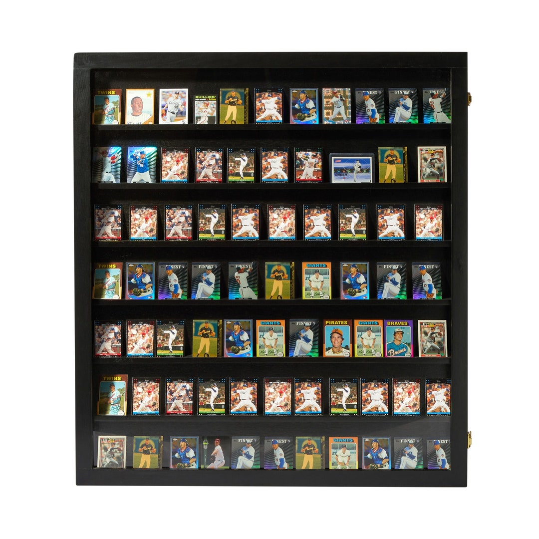 PENNZONI Sports Card Display Case Holds 70 Ungraded Sports Etsy