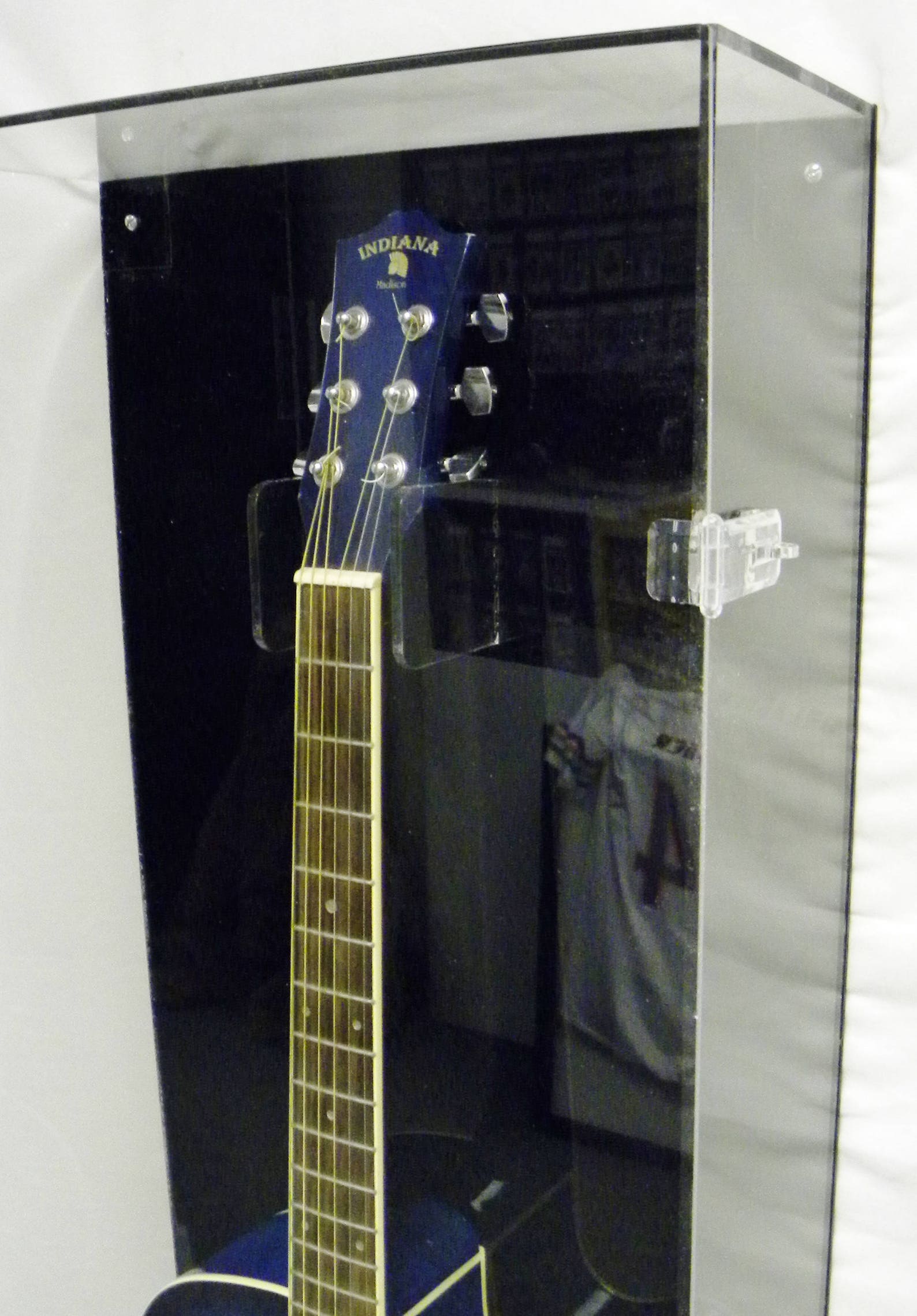 Acrylic Guitar Display Case All Acrylic Crystal Clear Guitar Etsy