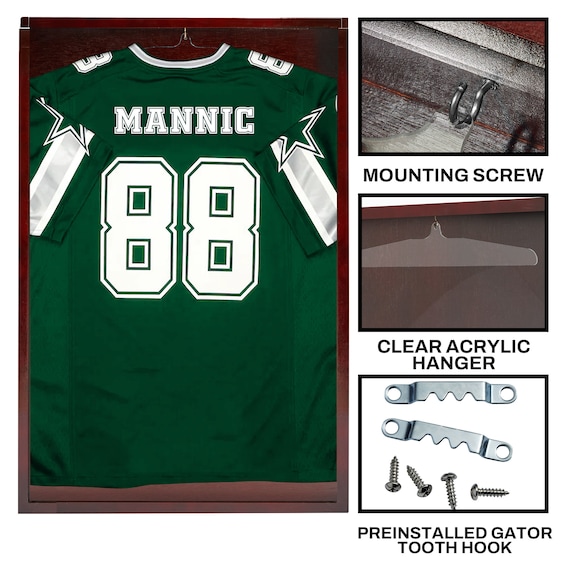 Cherry Shadow Jersey Display Cases Jeresy Frames Football Jersey