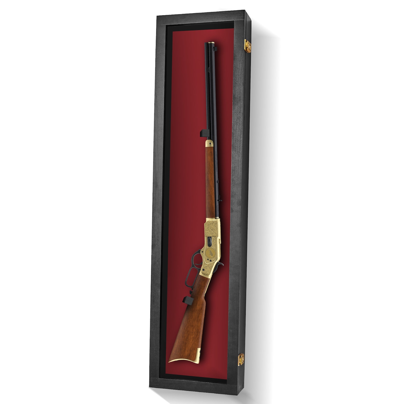 Rotating Rifle Display Case PENNZONI Gun Display Case, Rifle Display Case, Gun Display Case for ...