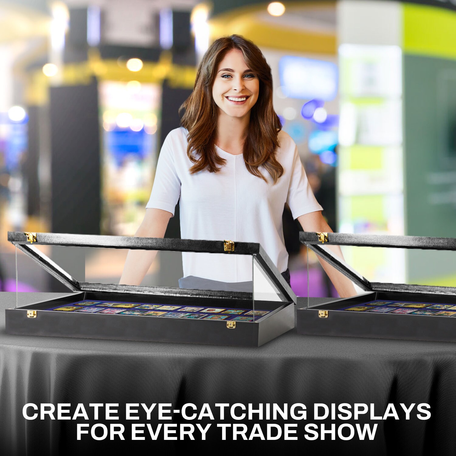 Trade Show Display Case, Card Show Display Case Table Top Display Case 24 X 36 X 4 Display Case P302B Glossy Black Finish - Etsy Trade Show Display Case, Card Show Display Case Table Top Display Case 24 X 36 X 4 Display Case P302B Glossy Black Finish - Etsy