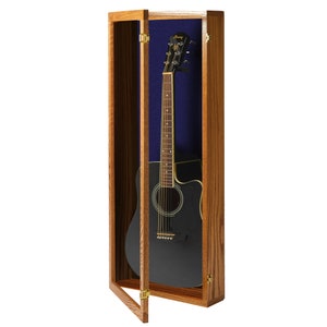Guitar Display Case Solid Hardwood Acoustic Guitar Display Case bild 10