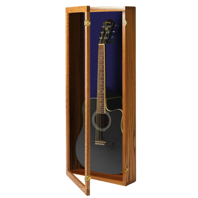Guitar Display Case Solid Hardwood Acoustic Guitar Display Case bild 10