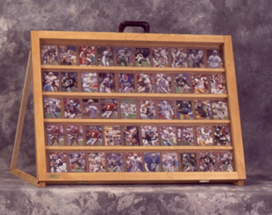 Deluxe Black Baseball Display Case - Holds Ball & Card | Clear Acrylic Showcase