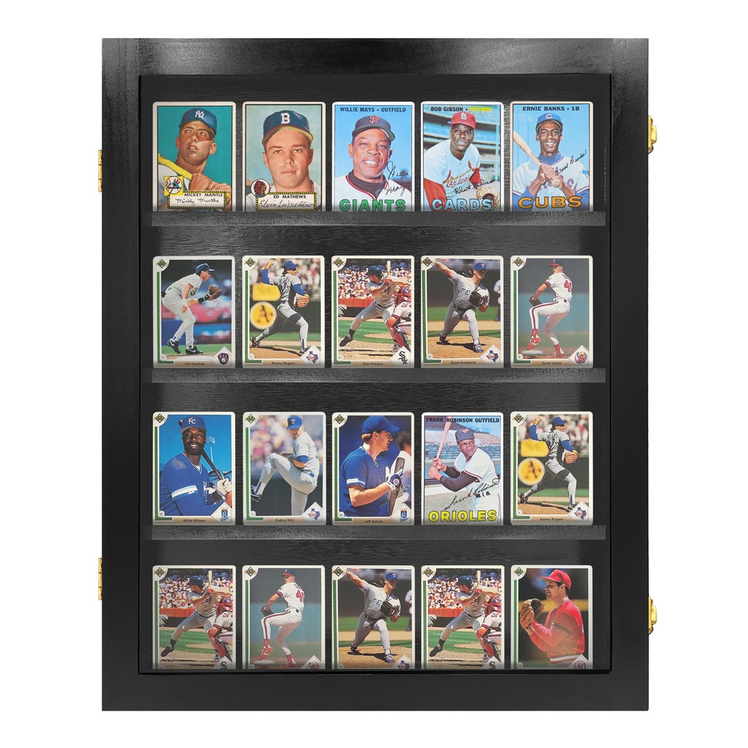 PENNZONI Sports Card Display Case, Holds 20 Ungraded Sports Cards