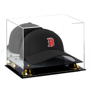 PENNZONI Baseball Cap Display Case, Ultra Clear Acrylic Baseball Cap Display Case
