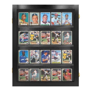 Vitrine de cartes de sport de baseball, vitrine de cartes, vitrine de 20 cartes de sport de football, cartes de sport,