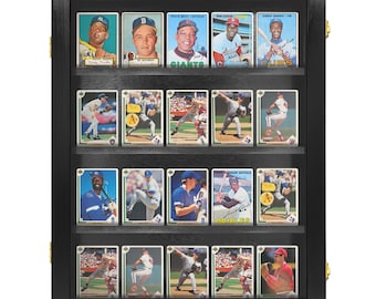 Baseball Sportscard Display Case, Card Display Case, 20 Football Sports Card Display case, Sportscards,