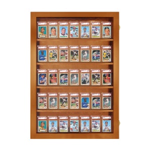 Baseball, Football, Sports Card Display case, Display case for Graded Sports cards, PSA, Beckett graded cards 35 Deep image 2