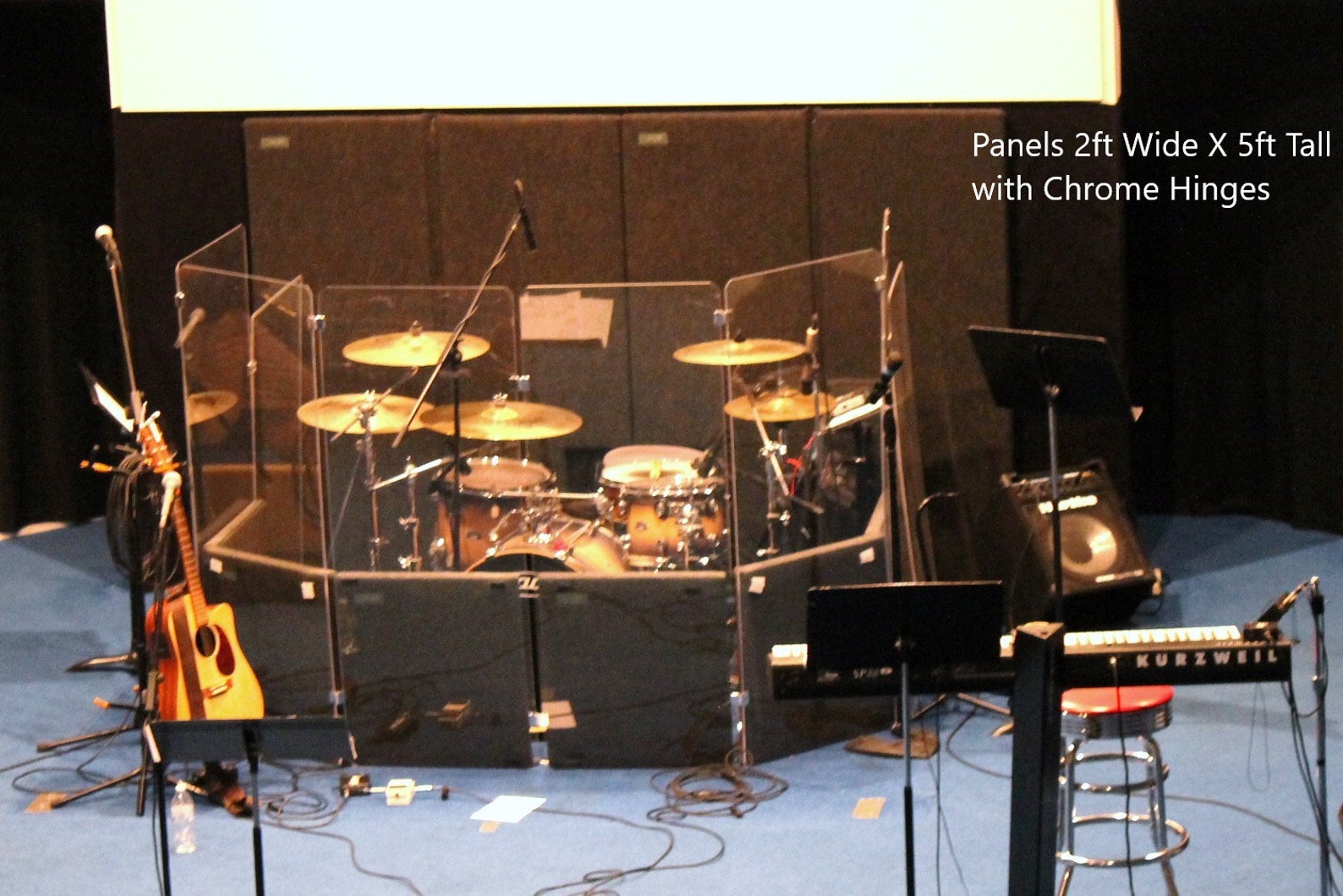 Drum Shield Drum Shields Drum Booth Sound Booth DS4 With Etsy