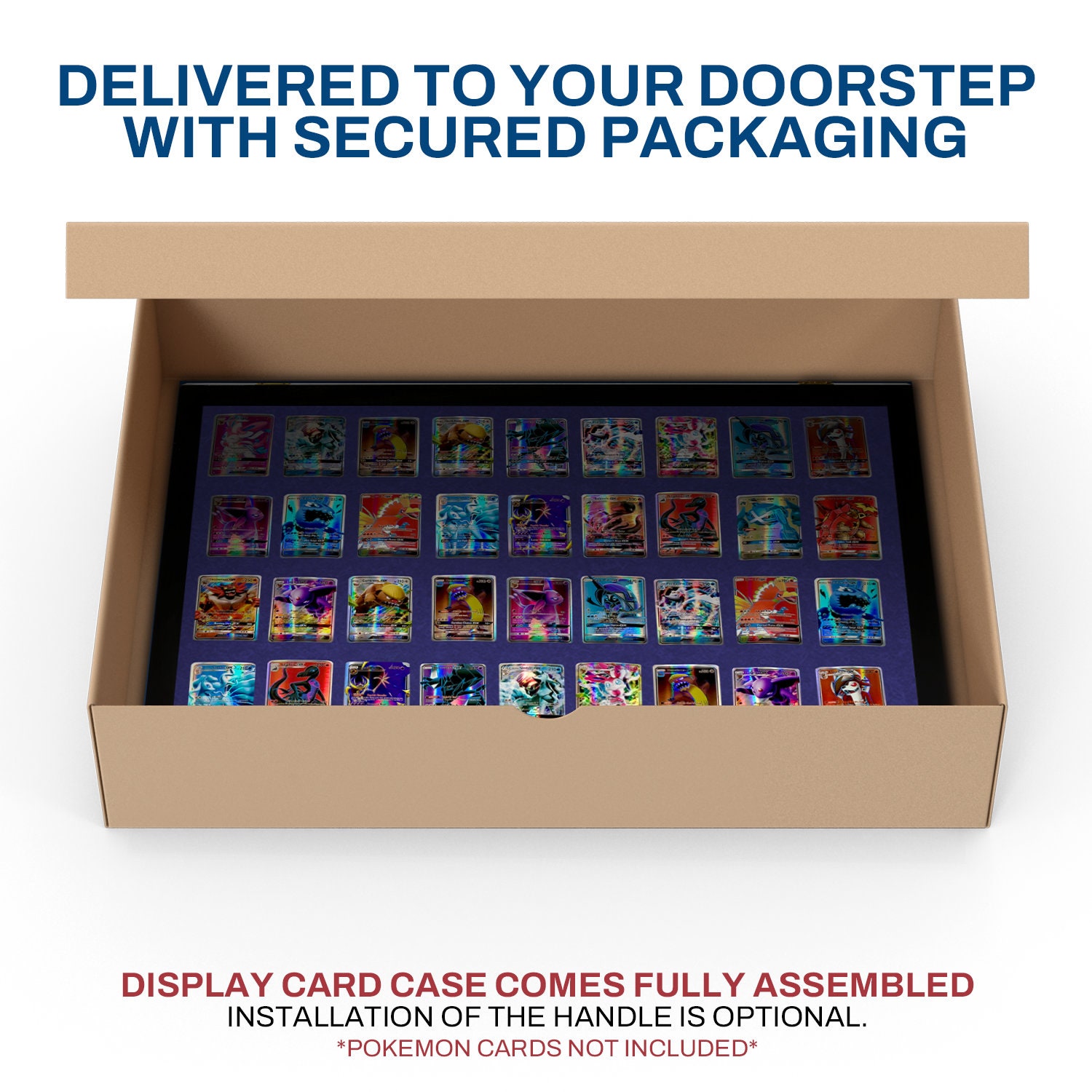 trade show display case for cards Trade Show Display Case, Card Show Display Case Table Top Display Case 24 X  36 X 4 Display Case P302B Glossy Black Finish