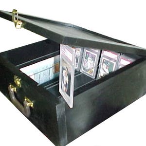 Vitrine de stockage de cartes de baseball pour cartes graduées et non graduées