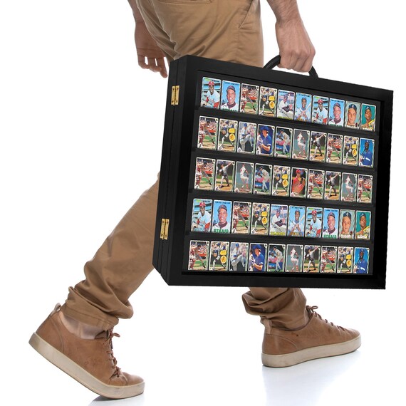 Display Case Tradeshow, Tabletop Baseball Card Display Case - Etsy Display Case Tradeshow, Tabletop Baseball Card Display Case - Etsy